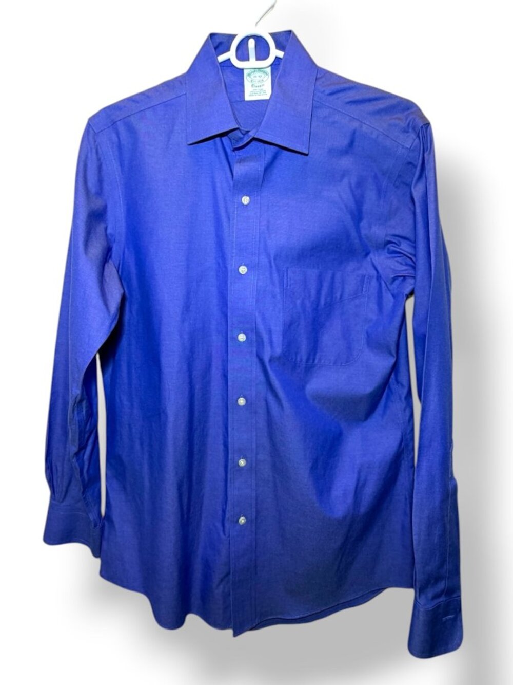Brook Brothers Long Sleeve Cotton Shirt Blue